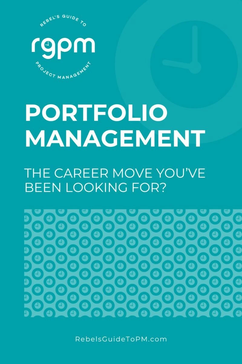 pin image with text: portfolio management - the career move you've been looking for?