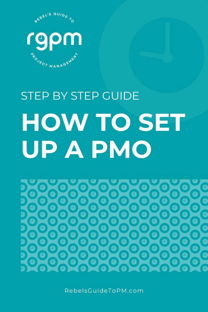 pin image with text: step by step guide how to set up a pmo