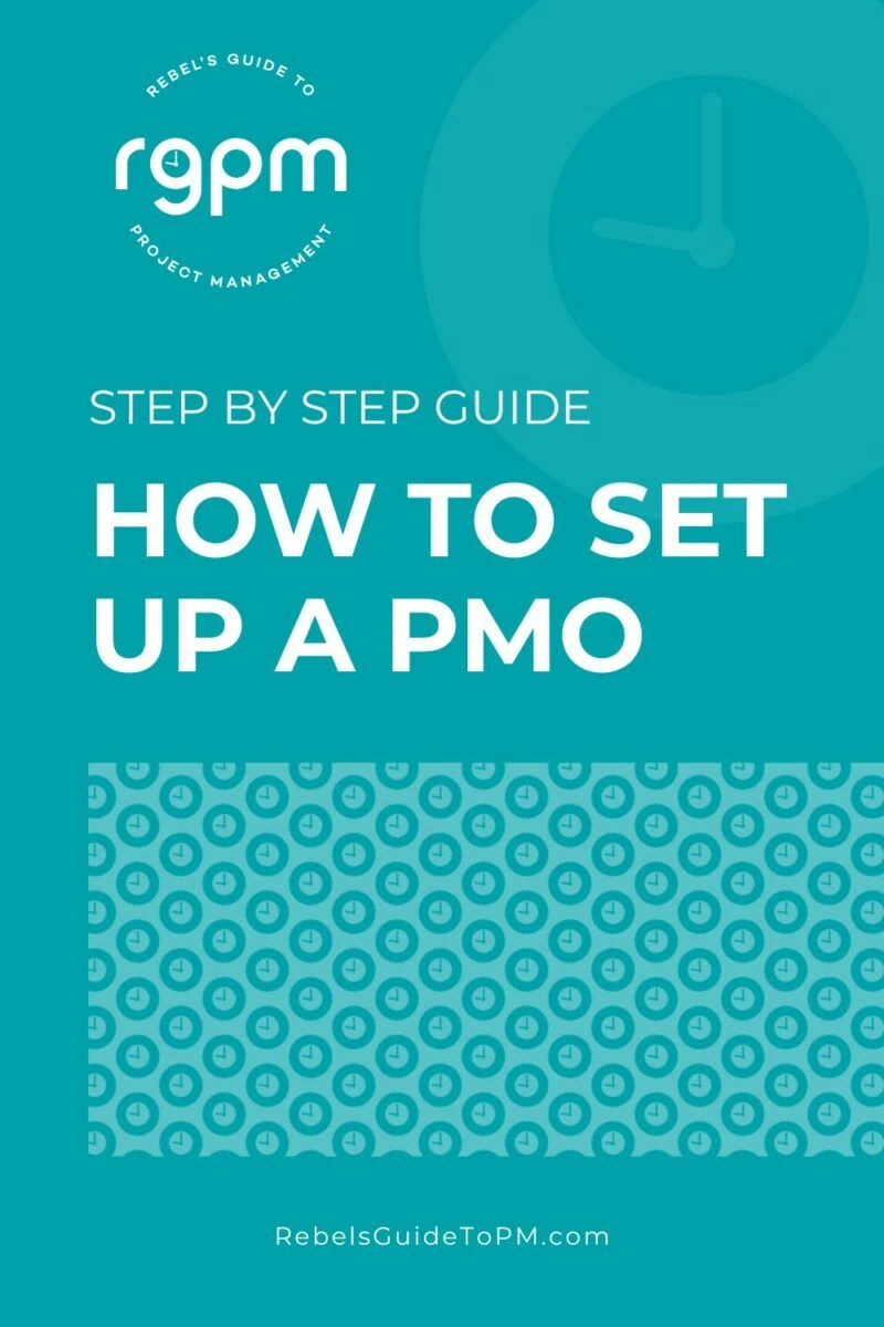 pin image with text: step by step guide how to set up a pmo