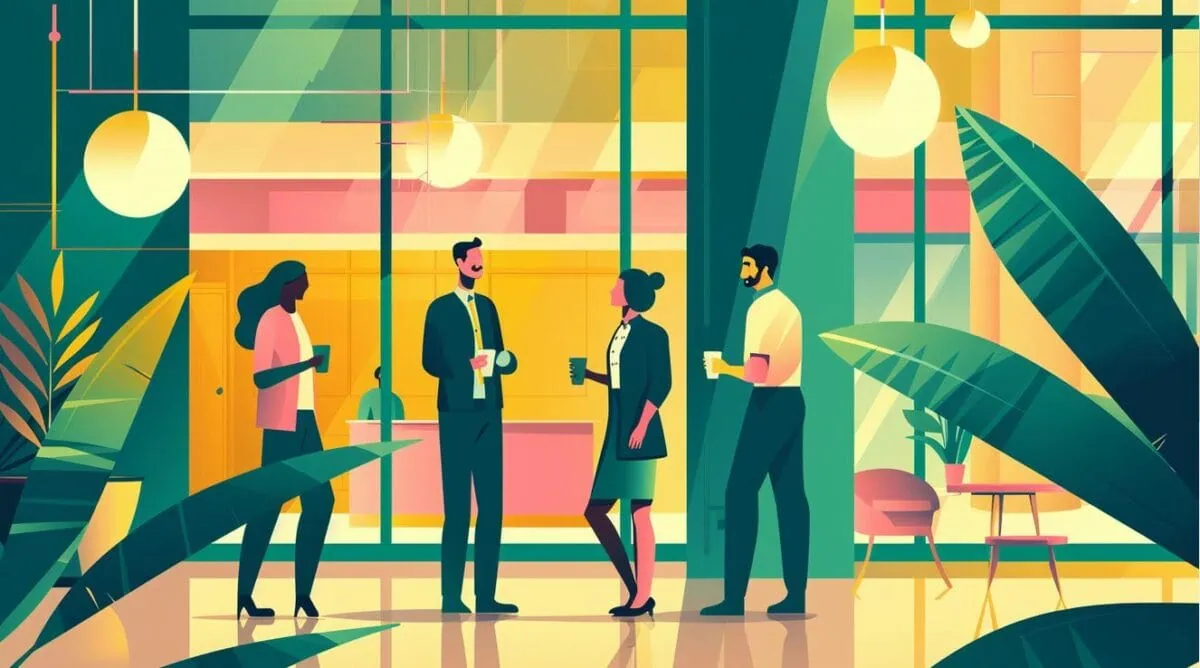 colleagues at the office