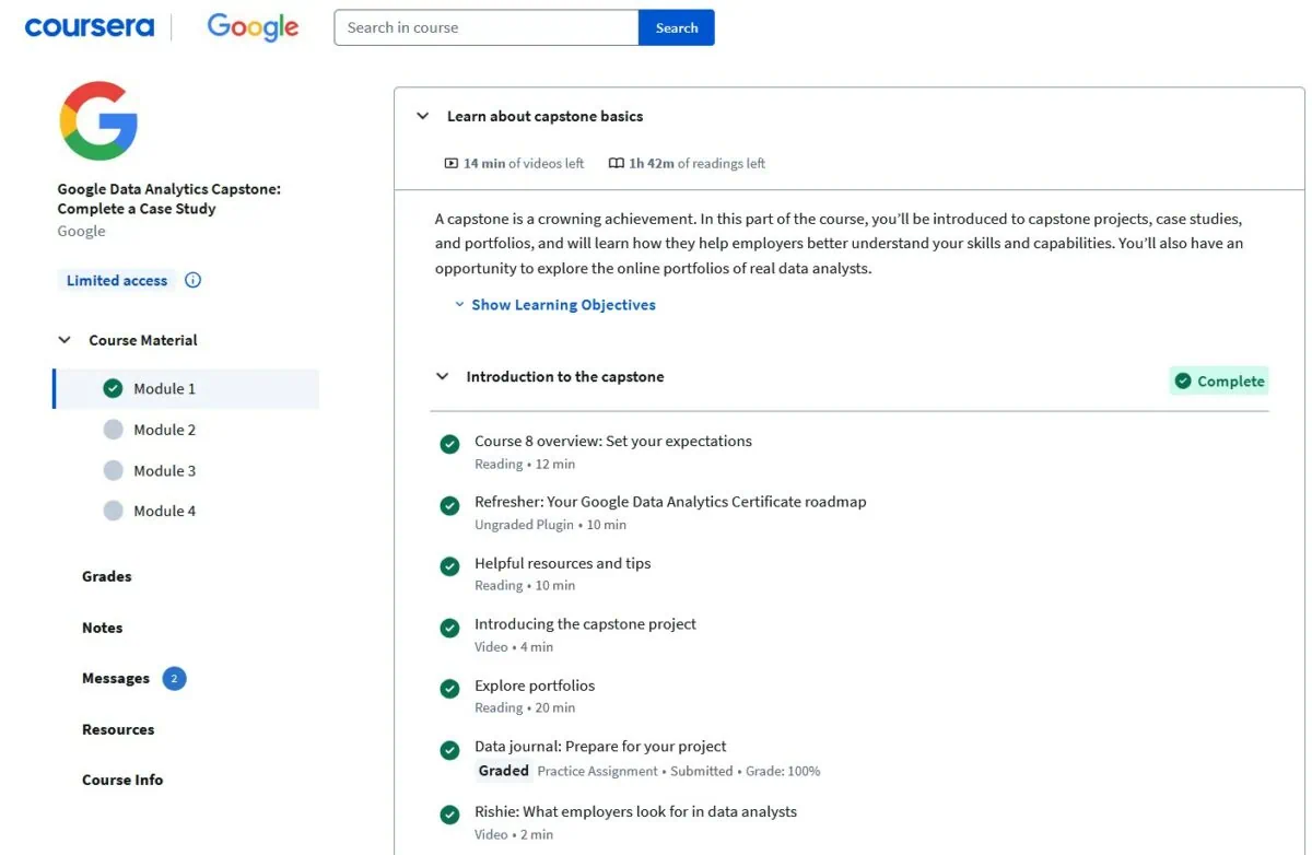 coursera capstone overview