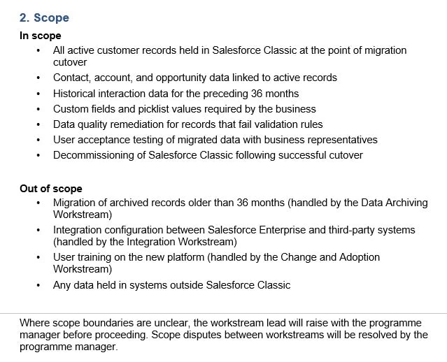 Terms of reference examples: what good ones actually look like 3 Scope