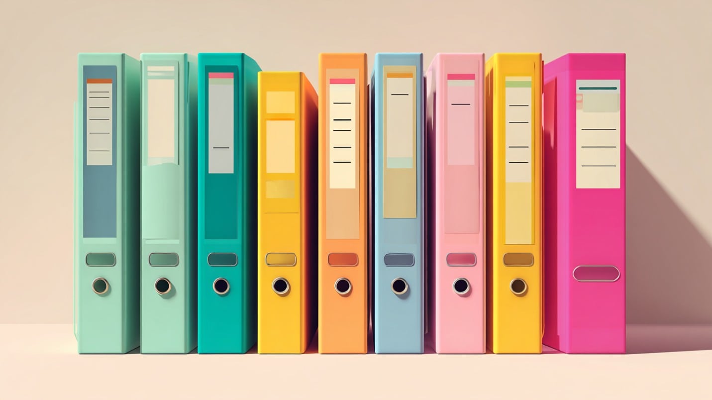 Financial compliance in projects: what every project manager needs to know 3 Lever arch files lined up on a shelf